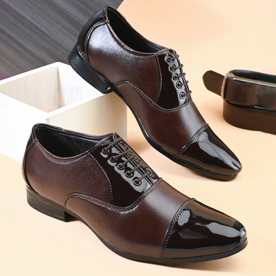 PROVOGUE Lace Up For Men(Brown , 9)
