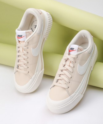 NIKE Court Legacy Lift Sneakers For Women(Beige , 6.5)