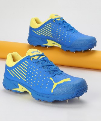 PUMA PUMA Spike 22.1 Cricket Shoes For Men(Blue , 9)