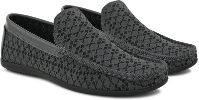 Mast & Harbour MH-CM12-Grey Loafers For Men(Grey)