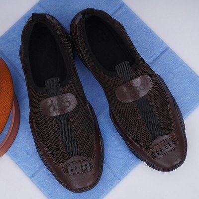 AKIKO SOCKS-2 Loafers For Men(Brown)