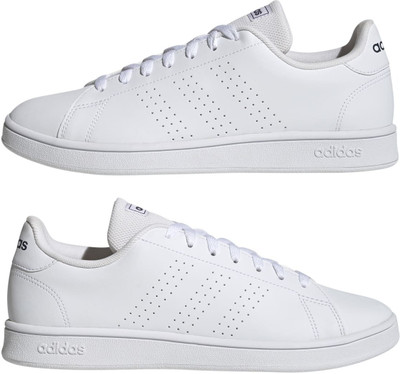 ADIDAS ADVANTAGE BASE Running Shoes For Men(White , 10.5)