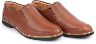 FAUSTO Formal Superior Comfort Shoes Slip On For Men(Tan , 10)