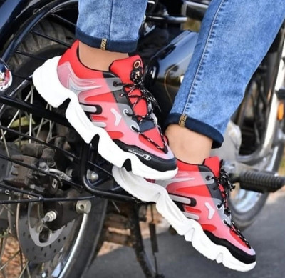 SHM sports ,casual,canvas,dailywear,walking shoes for men Party Wear For Men(Red , 7)