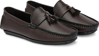 VEESHOE VEESHOE Loafers For Men(Brown , 6)