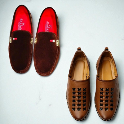 Plama Stylish Casual Shoes for Men – Perfect for Daily Wear Casuals For Men(Red, Brown , 9)