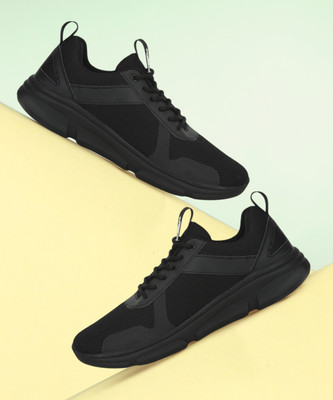 LIBERTY Force 10 By Liberty ROGER-E Running Shoes For Men(Black , 9)