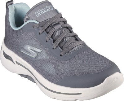 Skechers GO WALK ARCH FIT - F Walking Shoes For Women(Grey , 4)