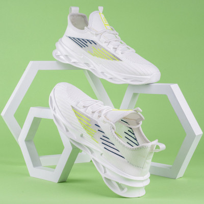 RapidBox Sneakers For Men(White , 6)