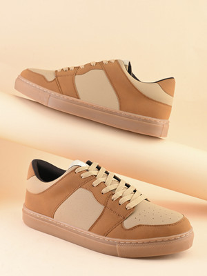 HRX by Hrithik Roshan Casual Sneakers For Men(Tan , 10)