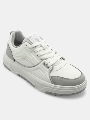 RED TAPE Men’s Lifestyle Sneakers for Elevated Everyday Style Sneakers For Men(Grey, White , 8)