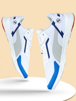 PUMA BMW MMS Tiburion Logo Sneakers For Men(White , 6)