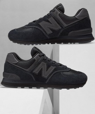 New Balance 574 Sneakers For Men(Black , 8.5)