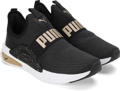 PUMA Softride Enzo Evo Slip Spkle Running Shoes For Women(Black , 5.5)