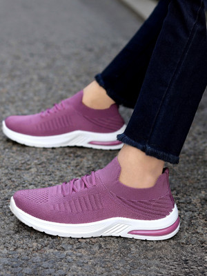 K' Footlance Stylish Casual Sports Shoe Sneakers For Women Sneakers For Women(Purple , 8)