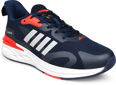 Combit TWITTER-02_NAVY BLU/RED Breathable/Lightweight/Comfortable/Walking/Gym/Trendy Running Shoes For Men(Navy , 9)