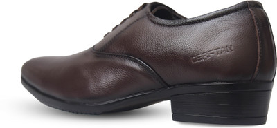 CERFTAN CERFTAN men's premium TAN brown leather oxford shoes with sleek formal design Oxford For Men(Brown , 8)