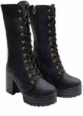 dreamsafe Boots For Women(Black , 6)