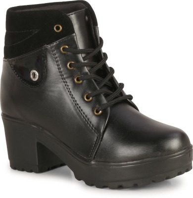 COMMANDER Latest Casual Boots Boots For Women(Black)