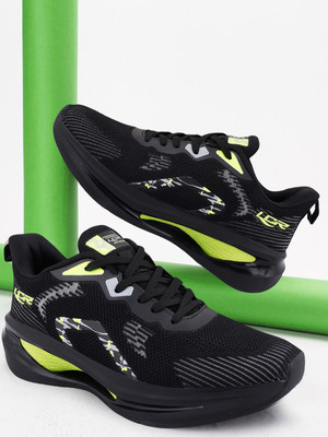 LANCER PLATINUM-46BLK-PGN Running Shoes For Men(Black , 6)