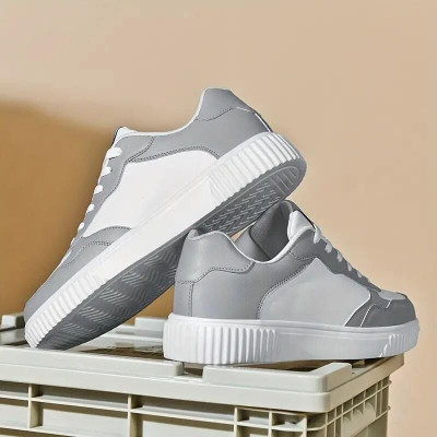 lejano Sneakers For Men(Grey, White , 8)