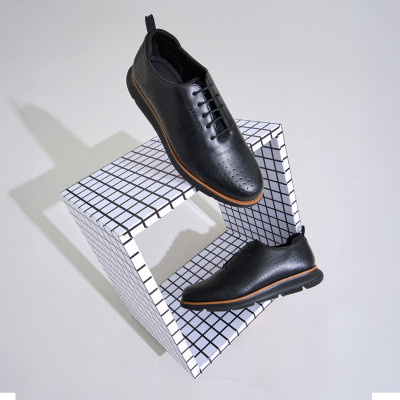 Neemans Flexy Brogues Brogues For Men(Black , 9)