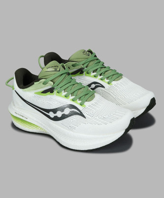 SAUCONY TRIUMPH 21 Running Shoes For Men(White , 10.5)