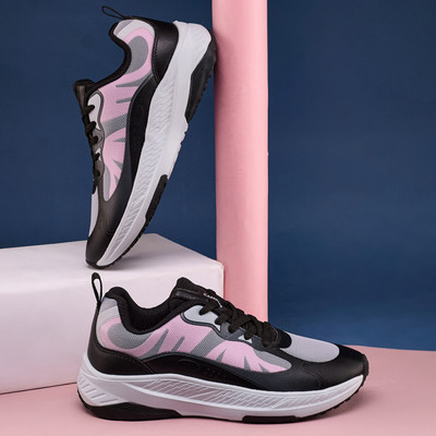 CAMPUS FABLE Running Shoes For Women(Black , 8)