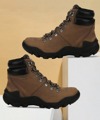 WOODLAND Boots For Men(Camel , 7)