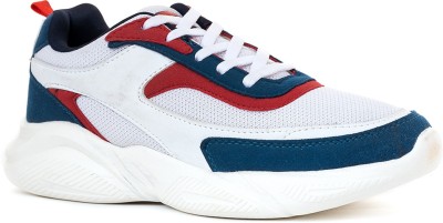 Khadim's Contrast Running Shoes For Men(White)