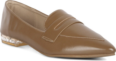 London Rag Loafers For Women(Brown , 6)