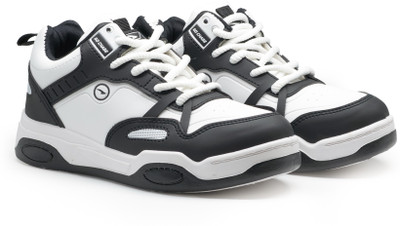 asian Vegas-11 Chunky Sneakers,Loafers,Walking Shoes Sneakers For Men(White, Black , 6)
