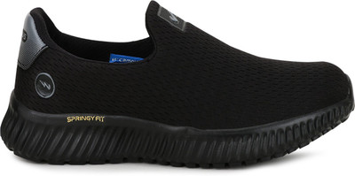CAMPUS OXYFIT (N) Men's Casual Shoes | Memory Foam & PilloFoam Comfort | Slip-On Walking Shoes For Men(Black , 6)