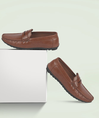 Bata Party Wear Shoes|| Semi Formal Shoes Loafers For Men(Tan , 8)
