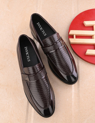 INVICTUS Formal Slip On For Men(Brown , 7)