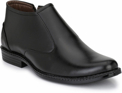 John Karsun Zipper Slip On For Men(Black , 10)