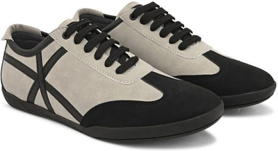 Roadster Sneakers For Men(Black, Grey , 8)