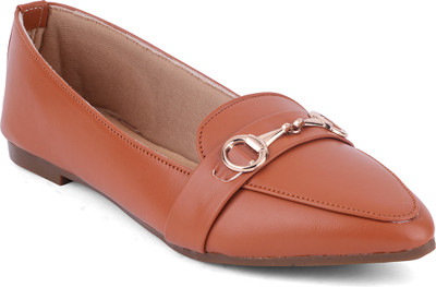 Dressberry Bellies For Women(Tan , 8)