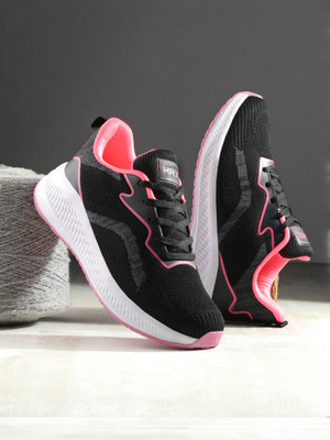 HRX by Hrithik Roshan women Lace up Running shoes Black Running Shoes For Women(Black , 6)