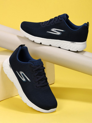 Skechers GO RUN 400 Running Shoes For Men(Navy , 6)