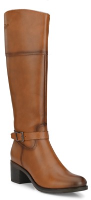 Delize Knee High Boots For Women(Tan)