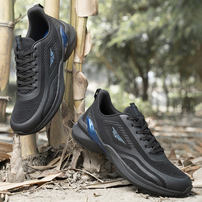 RED TAPE Sports Walking Shoes for Men | Comfortable & Slip-Resistant Walking Shoes For Men(Black , 10)