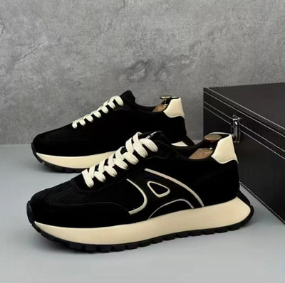 NXTKICK Casual Sneakers Trendy Stylish Korean Shoes For Men Sneakers For Men Sneakers For Men(Black , 9)