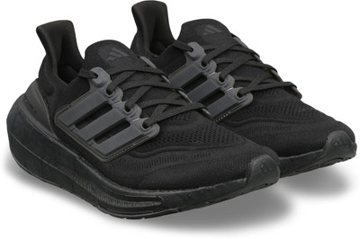 ADIDAS ULTRABOOST LIGHT Running Shoes For Men(Black , 10)