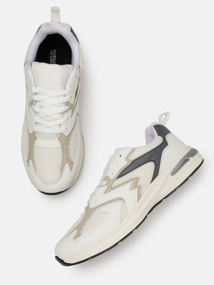 WROGN Sneakers For Men(White , 7)