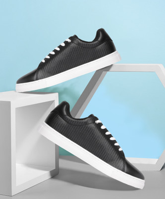 Roadster Sneakers For Women(Black , 4)