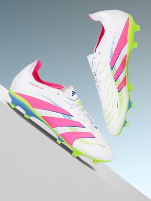 ADIDAS Predator League Fg/Mg Football Shoes For Men(White , 11)