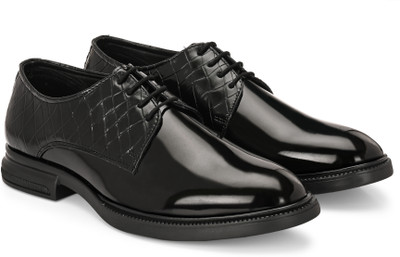INVICTUS Formal Lace Up For Men(Black , 9)