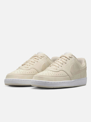 NIKE Court Vision Low Sneakers For Women(White , 8)