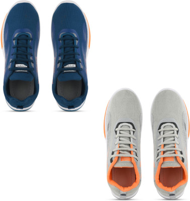 AYANSH MANUFACTURING Walking Shoes For Men(Blue, Grey , 8)